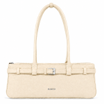 Sac à main baguette beige